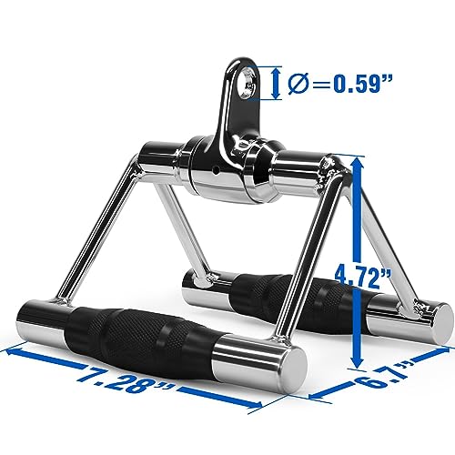 Yes4All Double D Handle Cable Machine Attachment - G. Rotate Rubber