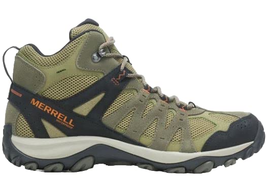 Merrell Women's Accentor 3 Hiking Shoes - Size 8.5 Olive/Herb Suede Mesh Trail Boots