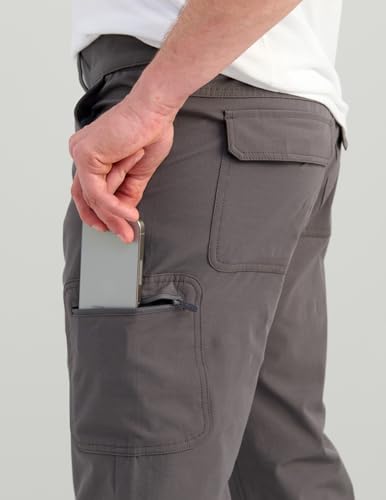 HUK Mens Next Level Pant Large - Quick-Drying Fishing Pants with Sun Protection