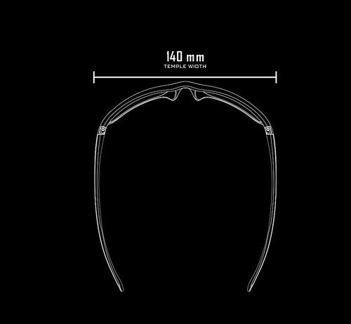 TOROE Performance Eyewear FIELD All Black Sports Polarized Sunglasses with Hydrophobic Coating Polycarbonate AR Lenses (Matte Black | Black Emblem, Black (C3))