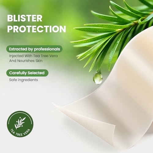 Tea Tree Hydrocolloid Roll Bandages - Cut-to-Size, Waterproof, 2.56 x 16.4 ft