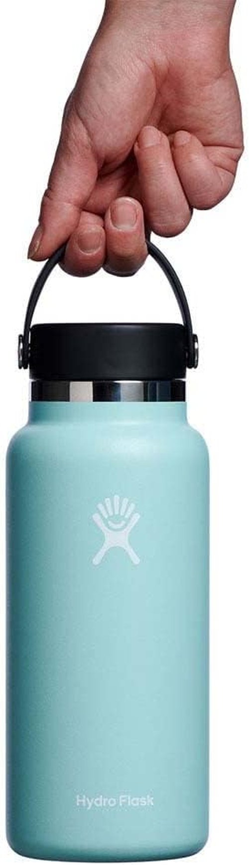 Hydro Flask Wide Mouth 32 Oz Water Bottle - Flexible Cap for Easy Drinking