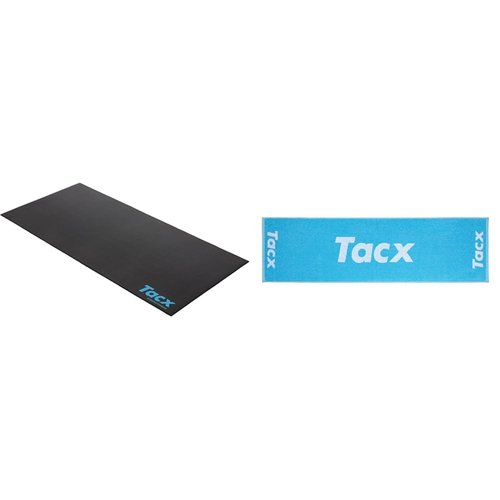 Garmin TacX Indoor Cycling Bundle with Floor Mat and Towel
