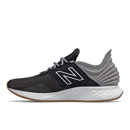 New Balance Men's Fresh Foam Roav Running Shoes - 12 Black Light Aluminum