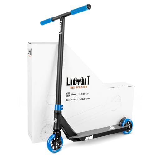 Limit LMT08 Pro Kids Trick Scooter Blue - Lightweight Freestyle Stunt Scooter for Boys & Girls 7+