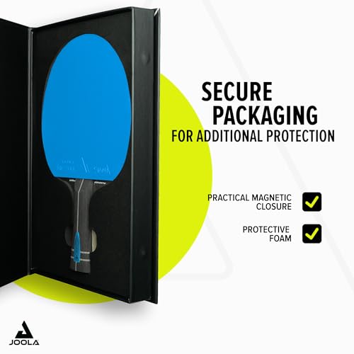 JOOLA Infinity GL Professional Ping Pong Paddle with Cover - ITTF Approved, 7-Layer Wood & Fiberglass Blade, Advanced Control & Speed