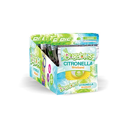 24 Pack Citronella Insect Repellent Wristbands - Resealable & Reusable