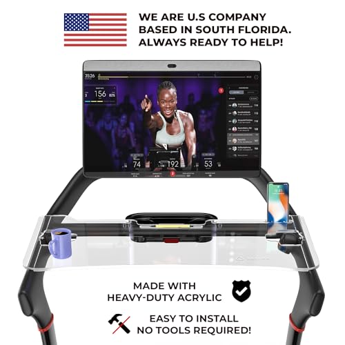 Selina Laptop Tray for Peloton Tread - Treadmill Desk & Phone Holder