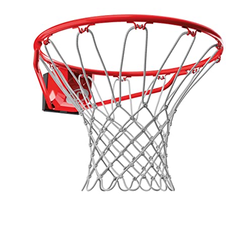 Breakaway 18-Inch Steel Basketball Rim with Net - Pro Slam Red, Indoor & Outdoor