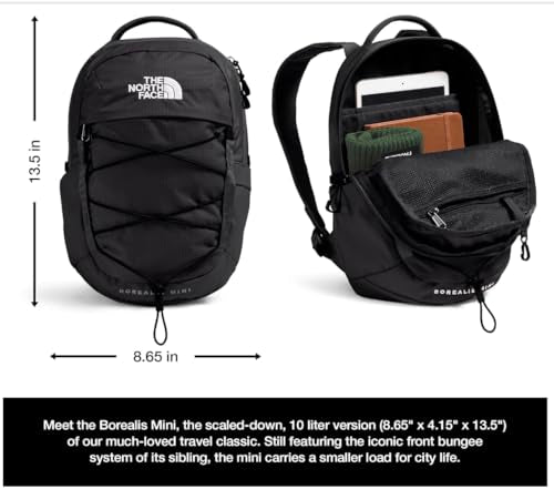 The North Face Borealis Mini Backpack Gardenia White/Black NPF - One Size