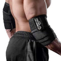 Elbow Wraps for Weightlifting 47 Inch Support & Compression - Black Variation