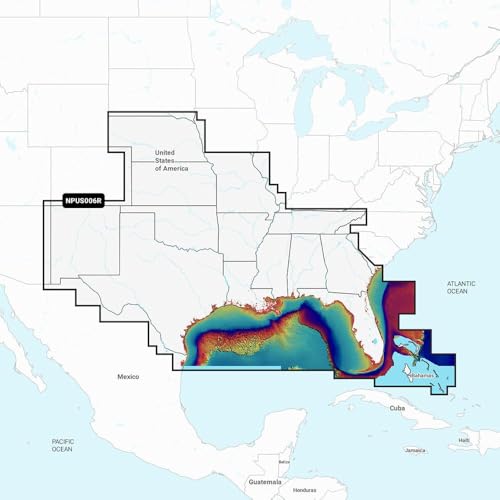 Marine Navigation MicroSD Card for U.S. South Region - Garmin Navionics+