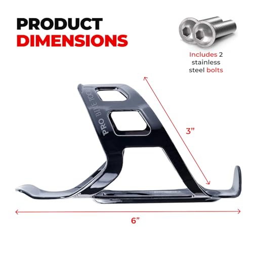 Aluminum Bike Water Bottle Cage - Black for Road & MTB Bikes