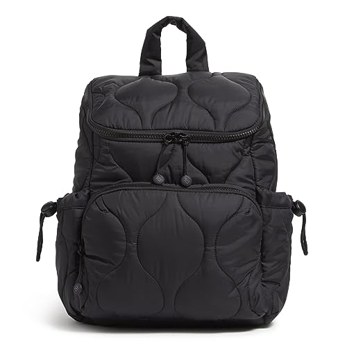 Vera Bradley Featherweight Backpack - One Size Black - Lightweight Recycled Fabric