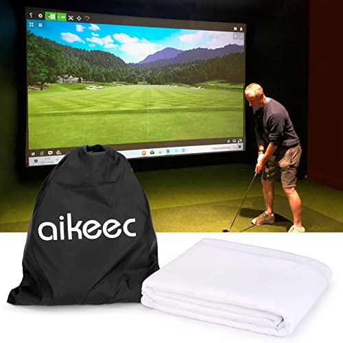 aikeec 10ft x 10ft Golf Impact Screen - 7mm Thickened Indoor/Garage Practice Net