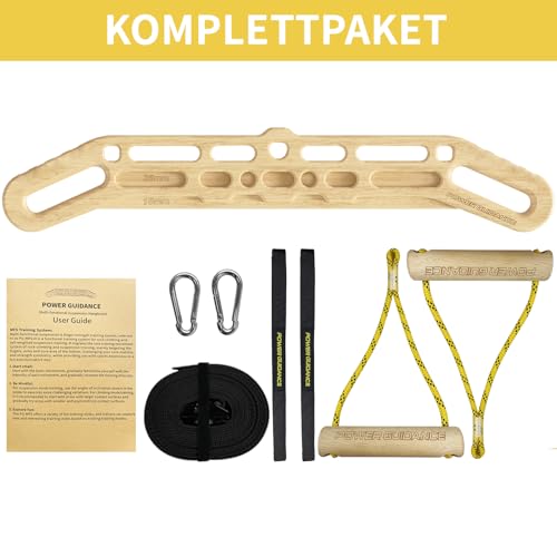 Portable Wooden Hangboard Set for Climbing & Finger Strength Training - Indoor & Outdoor Use