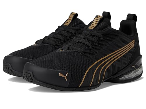 Puma Women's Voltaic Evo Cross Trainer Black/Puma Gold Size 9 – Athletic Sneakers for Running & Gym