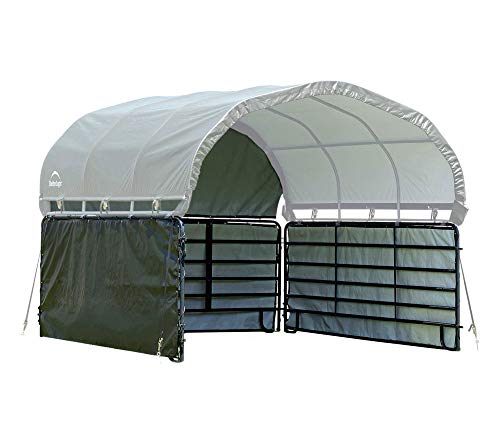 ShelterLogic 12'x12' Equine Livestock Shelter Enclosure Kit - Outdoor Recreation