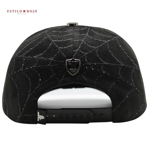 Ferreti FT154 Black Spider Snapback Cap - Unisex Urban Streetwear Hat