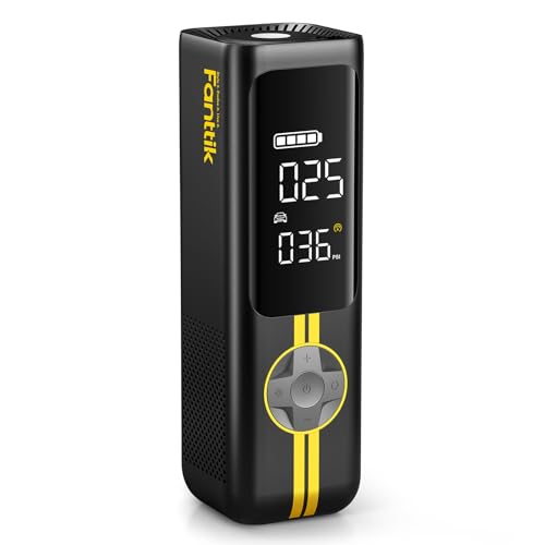 Fanttik X8 Apex Portable Tire Inflator Yellow - Fast 1-Minute Air Compressor