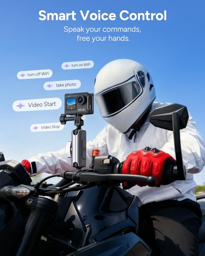 4K Action Camera with Dual Touchscreens Waterproof Cycling Kit - Standard Combo