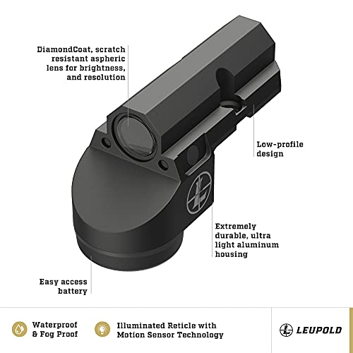 Leupold DeltaPoint Micro Pistol 3 MOA Low Profile Optic - Matte