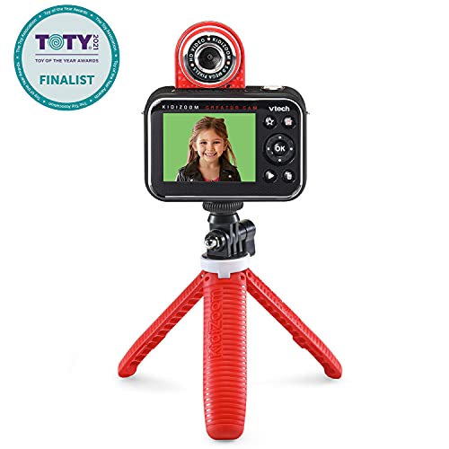 Kids Video Camera with Green Screen & Effects - Red