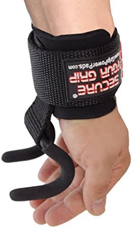 Skiennix Heavy Duty Weight Lifting Rod Hooks - Durable Wrist Wraps & Gym Grips | Set of 2