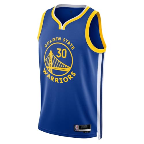 Kids NBA Stephen Curry Golden State Warriors Swingman Jersey Blue 8-20 Youth Icon Edition