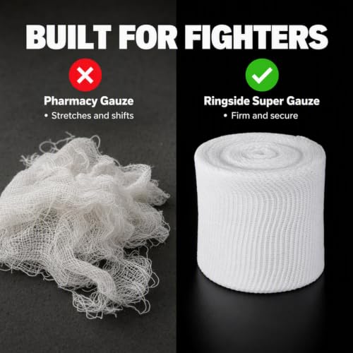 Ringside Boxing Hand Wrap Gauze Rolls 50 Pack 2x15 Yards Professional Support