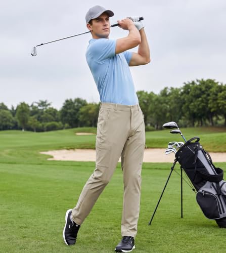 Fioboc Men's XX-Large Sand Golf Pants - Quick Dry Travel & Hiking Trousers