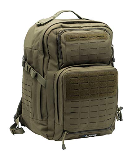 LA Police Gear 24 Hour Tactical Backpack OD Green | Rugged Military-Style Daypack