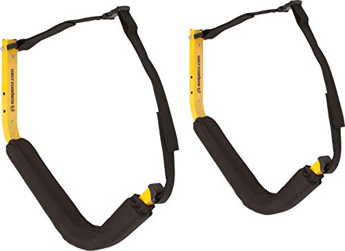 Suspenz EZ Kayak Rack - Yellow Wall Mount Canoe & Paddle Board Storage