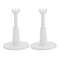 Tbest Rubber Tees for Range Mats 3",CAITON Tee Adjustable Tee Holder Training Driving Long Tea Tee for Lover White (Pack of 2)