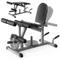 Z ZHICHI 2-in-1 Leg Curl & Extension Machine for Home Gym, Adjustable Calf & Thigh Workout Equipment