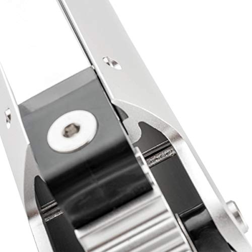 Cannon Dual-Axis Rod Holder with Quick Release & 360° Rotation - Silver, One Size