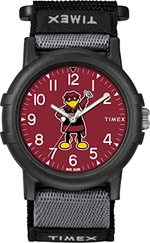 Timex Unisex Collegiate Recruit 38mm Watch - Tennessee Volunteers with Black Fabric Strap (South Carolina Variant)