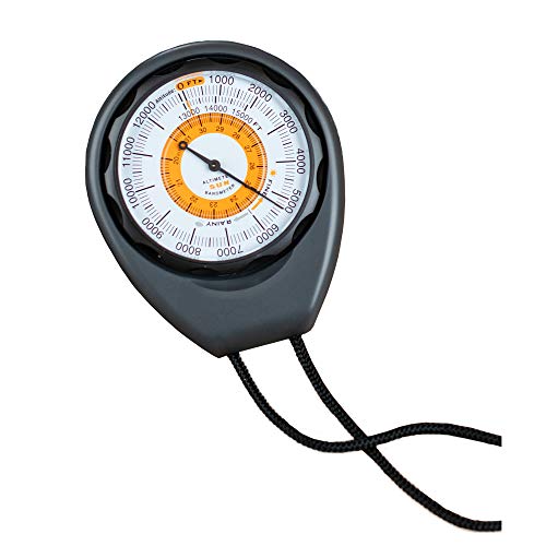 Battery-Free Altimeter and Barometer | Rugged Weather-Trend Indicator for Hiking Camping