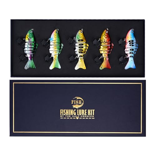 5PCS Fishing Lures Kit - Bass Vibration Artificial Bait with Protective Hooks - Variation of THIS listing 5b