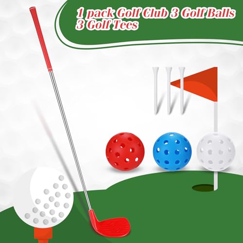 Left Hand 36 Inch Golf Club Set with Oversize Heads - Backyard Practice & Training