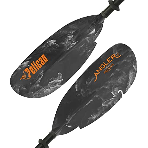 Pelican Poseidon Angler Kayak Paddle - 94.5 in Black Marble Aluminum & Fiberglass