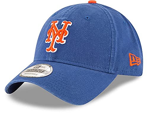 Kids Classic 9TWENTY Blue Adjustable Strapback Hat for New York Mets