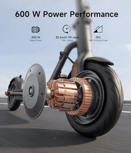 Electric Scooter for Adults V25 Pro 600W Ultra-Portable Foldable Commuter, 32 km/h & 25 Miles Range