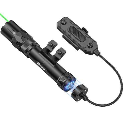 EZshoot 2500 Lumens Rifle Laser Light Combo with Green Beam for Home Defense