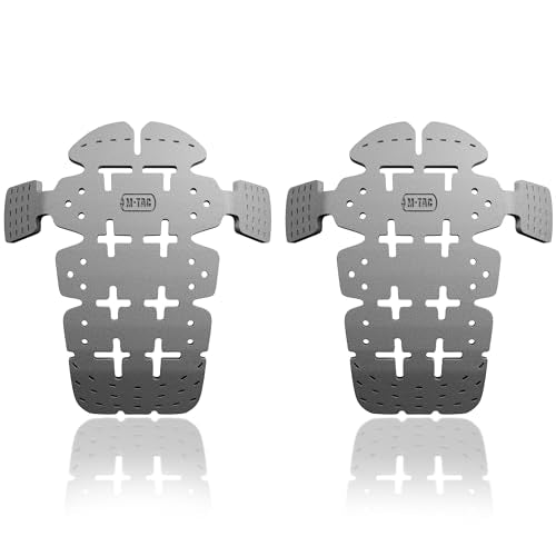 M-Tac Knee Pad Inserts Gray - Memory Foam Support for Construction & Tactical Pants (2 PCs)