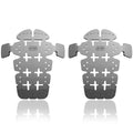M-Tac Knee Pad Inserts Gray - Memory Foam Support for Construction & Tactical Pants (2 PCs)