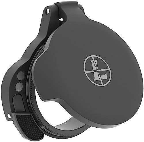 Leupold Alumina Flip-Back Lens Cover Matte Finish - Standard EP, Black