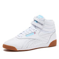 Women's Freestyle Hi High Top Sneakers - White Blue Gum, Reebok