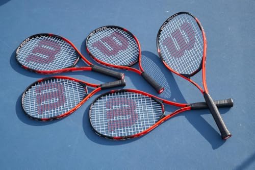 Wilson Pro Staff Precision Junior 23 Tennis Racket - Black/Red