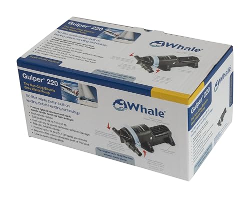 Whale Gulper 220 Graywater Pump 12V - Efficient Marine & RV Waste Management